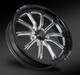 Exile-S, Eclipse cut front drag race wheel.