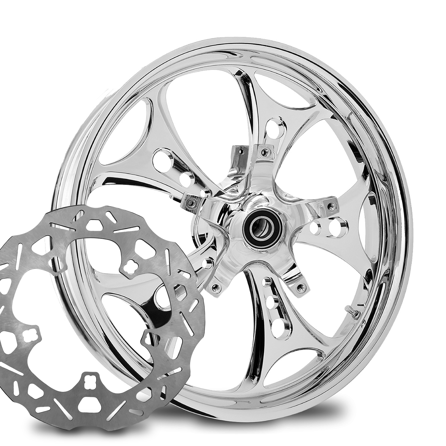 Custom Motorcycle Rims | Chrome Wheels And Tires | Chrome Rims And ...
