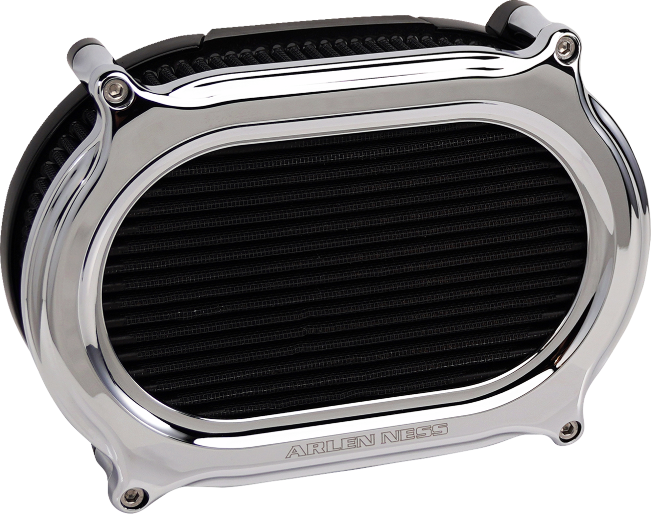 Arlen Ness Performance Air Filter Kit Stage 2 Chrome | 2017-2023