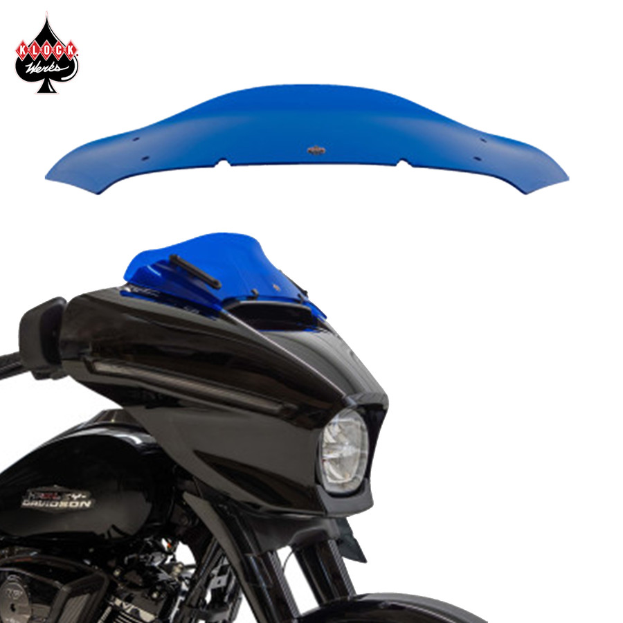 Klock Werks Color Flare Windshield – Electric Blue for '24+ Street