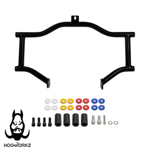 HOGWORKZ® Black Double Barrel Performance Engine Guard for Harley® Touring '14-'25