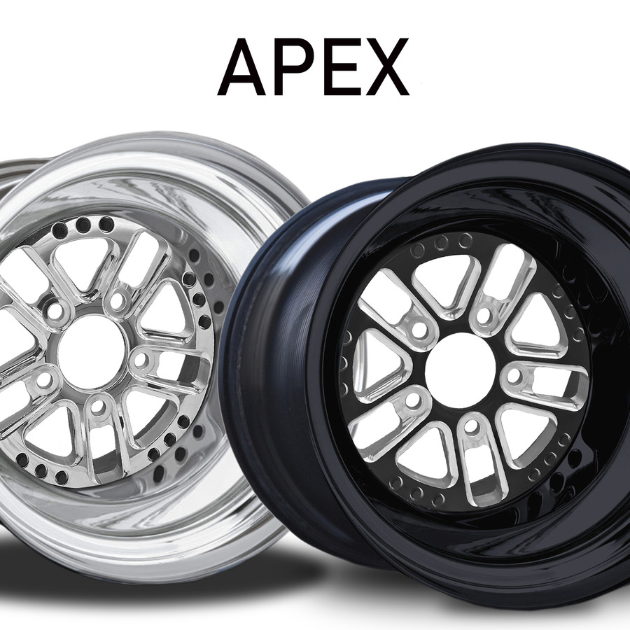 Apex Rear Drag Race Wheels (Non-Beadlock) | RC Components