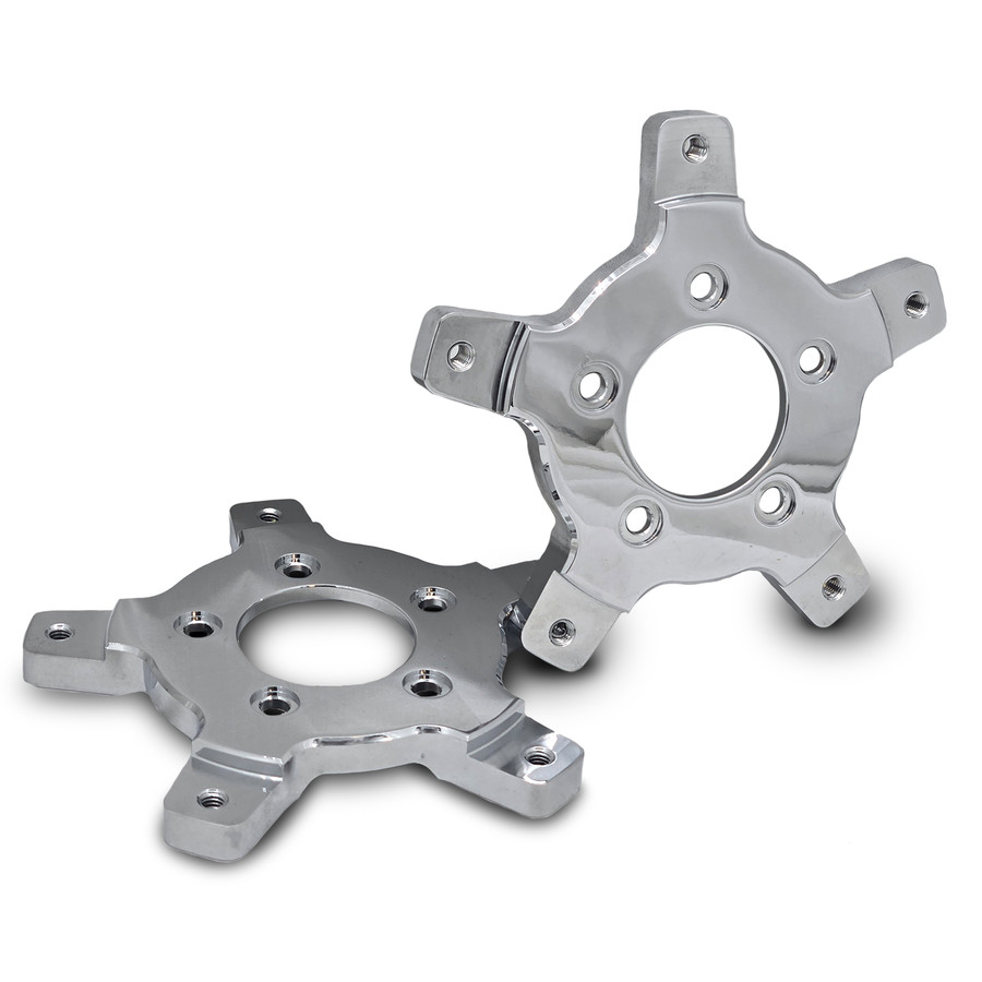 Chrome Brake Rotor Adapters for 11.8