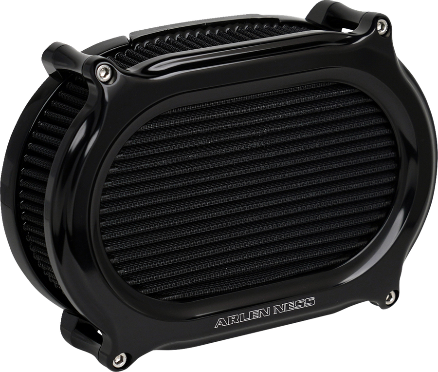 Arlen Ness Performance Air Filter Kit Stage 2 Black | 2017-2023