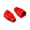 RJ45 Red Strain Relief Network Cable Boots - Bag of 100 Pieces
