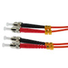 3m ST/UPC-ST/UPC OM1 Multimode Duplex Fiber Optic Patch Cable