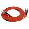 3m ST/UPC-ST/UPC OM1 Multimode Duplex Fiber Optic Patch Cable
