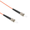5m ST/UPC-ST/UPC OM1 Multimode Simplex Fiber Optic Patch Cable