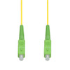 2 Meter SC/APC-SC/APC Singlemode Simplex OFNR 3.0mm Fiber Optic Patch Cable