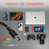 HyperGear 4 Foot Flexi Pro USB-C to USB-C Soft-Touch Fast Charge Cable - Black