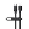 HyperGear 4 Foot Flexi Pro USB-C to USB-C Soft-Touch Fast Charge Cable - Black