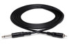 HOSA CPR-110 10 Foot Unbalanced Interconnect, 1/4 in TS to RCA