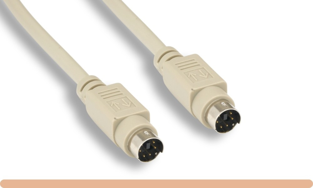 50 Foot PS/2 6 Pin Mini Din Male - Male Cable