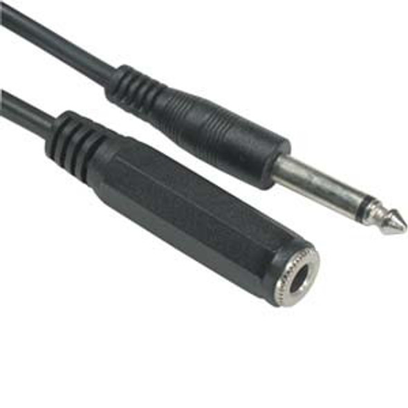 10 foot 1/4" Mono Extension Cable