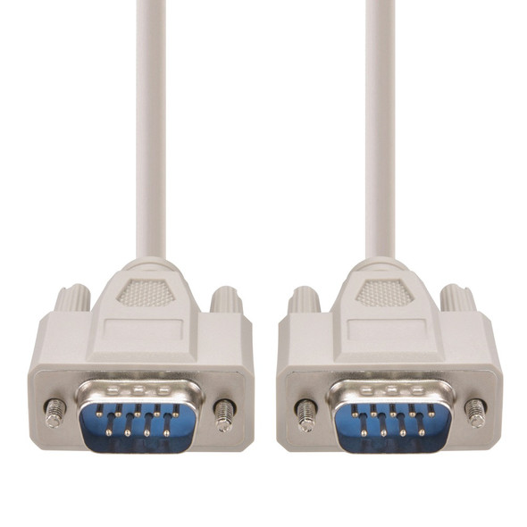 10 Foot Male / Male 9 Pin ( DB9 ) Serial Cable