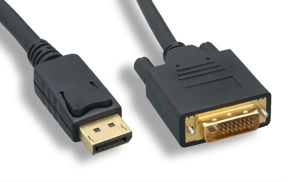 3 Foot DisplayPort Male to DVI Male Digital Video Cable