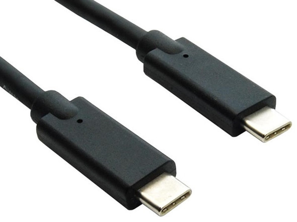 1 Foot USB 3.0, Type C Male/Male Cable, 10Gbps, 3A/65W