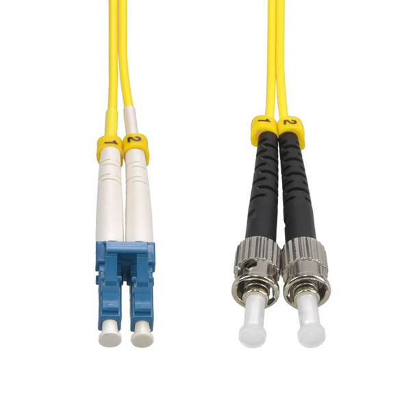 1 Meter ST/LC Single Mode Duplex 9/125  Fiber Cable