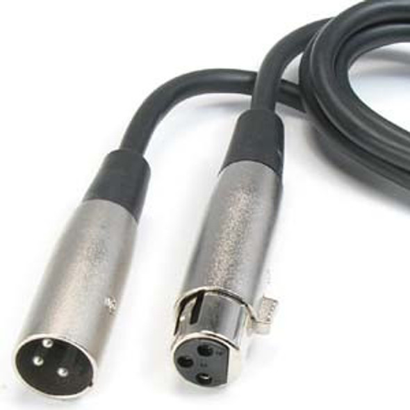 10 Foot 3 Pin XLR Male/Female Microphone Cable