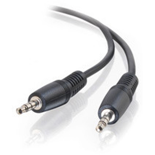 1 Foot 3.5mm Stereo Plug to Plug M/M Audio Cable