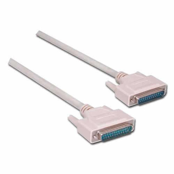 25 Foot DB25 IEEE Male - Male Cable