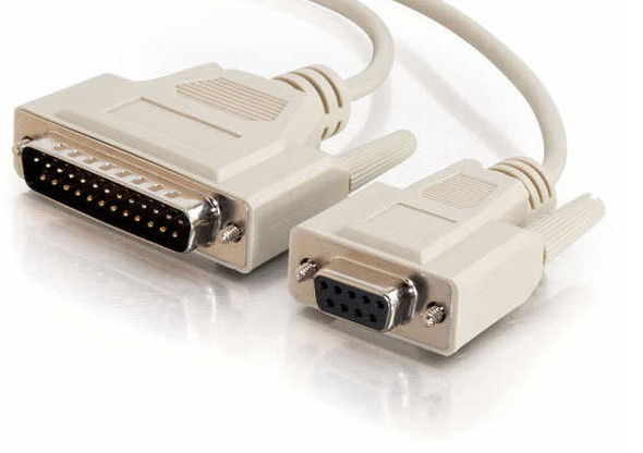 3 Foot DB9 Female to DB25 Male Serial RS232 Modem Cable