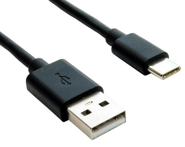 3 Foot USB 2.0 Type A Male to Type C Male Cable