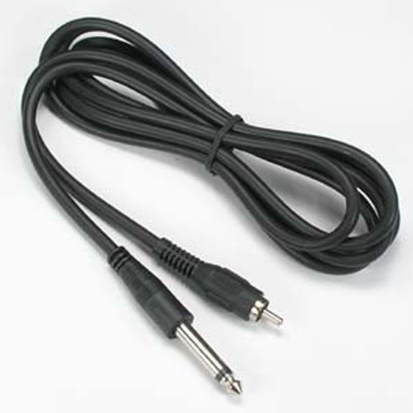 6 Foot 1/4" Mono Plug to RCA Male Cable