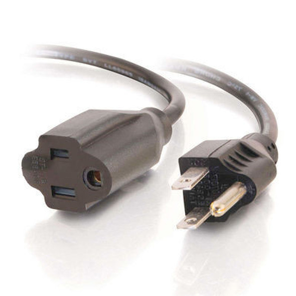 6 Foot 16AWG UL Outlet Saver Power Extension Cable, NEMA 5-15R to NEMA 5-15P