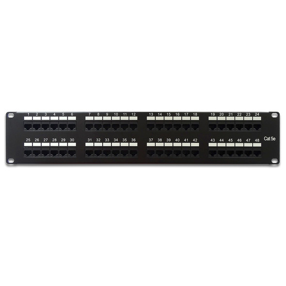 Cat5e 110 Type Patch Panel 48 Port Rackmount