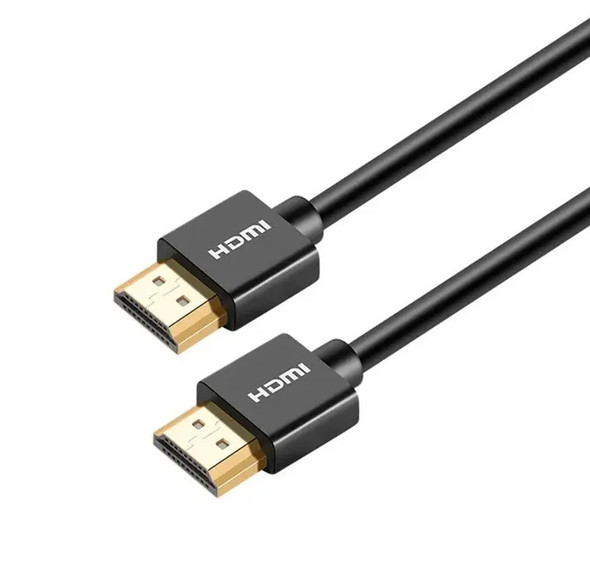 3 Foot Slim 32awg High Speed w/Ethernet HDMI Cable - Black