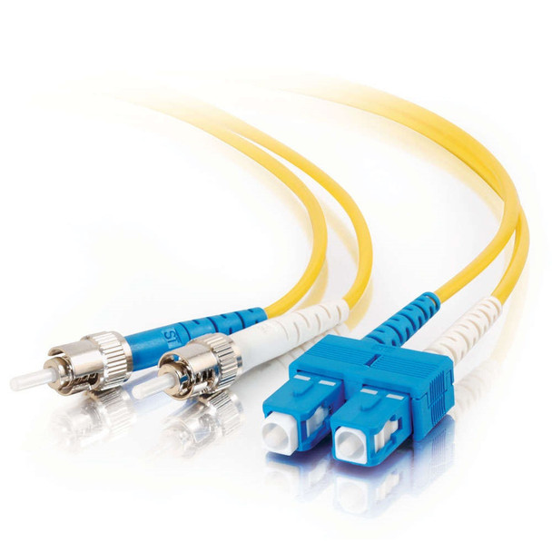 3 Meter ST/SC Single Mode Duplex 9/125  Fiber Cable