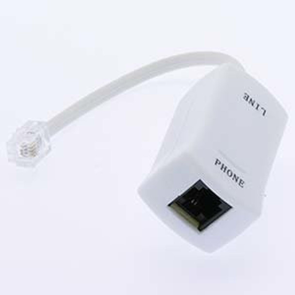 Inline single port DSL Filter - White