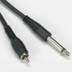 1/4" Mono Plug to RCA Male Cables