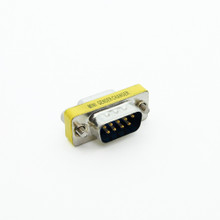 1pcs DB25 25 Pin Male to DB25M Male M/M Mini Gender Changer Serial COM Adapter e