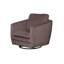 LH Home Baltimo swivel glider in Ash Brown fabric