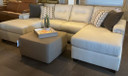 Transitional style sectional sofa