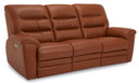 Podium Keiran leather match sofa