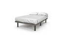 Beaudoin Level Deluxe platform bed frame with mattress