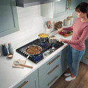 Whirlpool® 30-inch Gas Cooktop with EZ-2-Lift™ Hinged Cast-Iron Grates WCGK5030PS