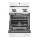 4.8 cu. ft. Whirlpool® electric range with Keep Warm setting YWFC315S0JW