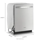Whirlpool® 51 dBA Quiet Dishwasher with 3rd Rack WDT730HAMZ