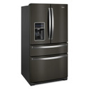 Whirlpool® 36-inch Wide 4 Door Refrigerator with Prep and Store Bins - 26 Cu. Ft. WRMF7736PV
