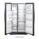 Whirlpool® 33-inch Wide Side-by-Side Refrigerator - 21 cu. ft. WRS321SDHV