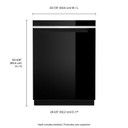Whirlpool® 24” Stainless Steel Dishwasher with AI Intelligent Wash - 47 dBA WDTA50SAKB