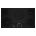 Kitchenaid® 36" Electric Cooktop with 5 Elements and Touch-Activated Controls KCES956KBL