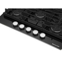 Kitchenaid® 30" Gas-on-Glass Cooktop KCGG530PBL