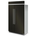 Kitchenaid® 30 Cu. Ft. 48" Built-In Side-by-Side Refrigerator with PrintShield™ Finish KBSN708MBS