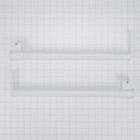 Refrigerator Top Freezer Handle Kit, White W10721892