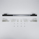 30" Wall Range Flush Installation Trim Kit, Black W10752688